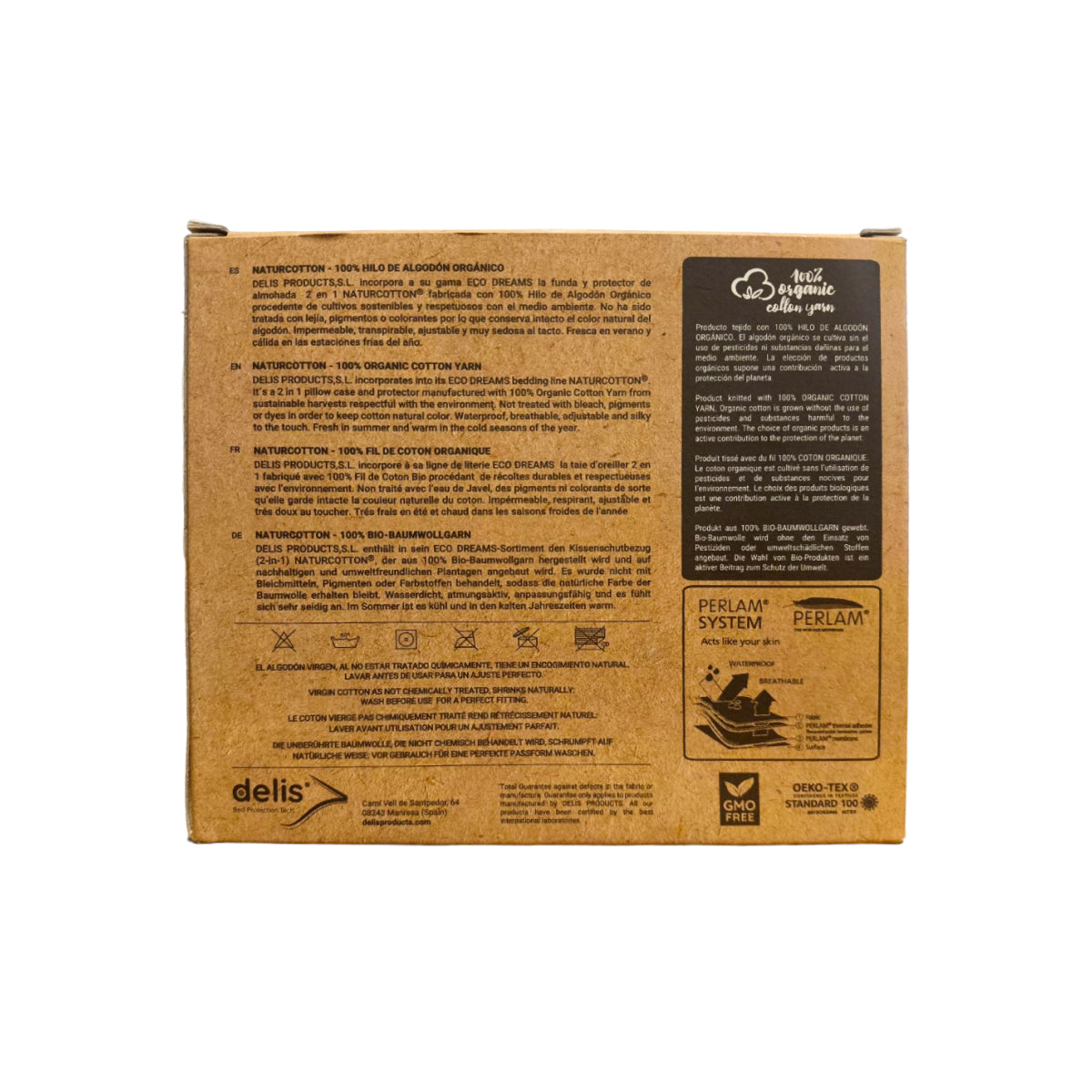 NATURCOTTON PILLOW PROTECTOR