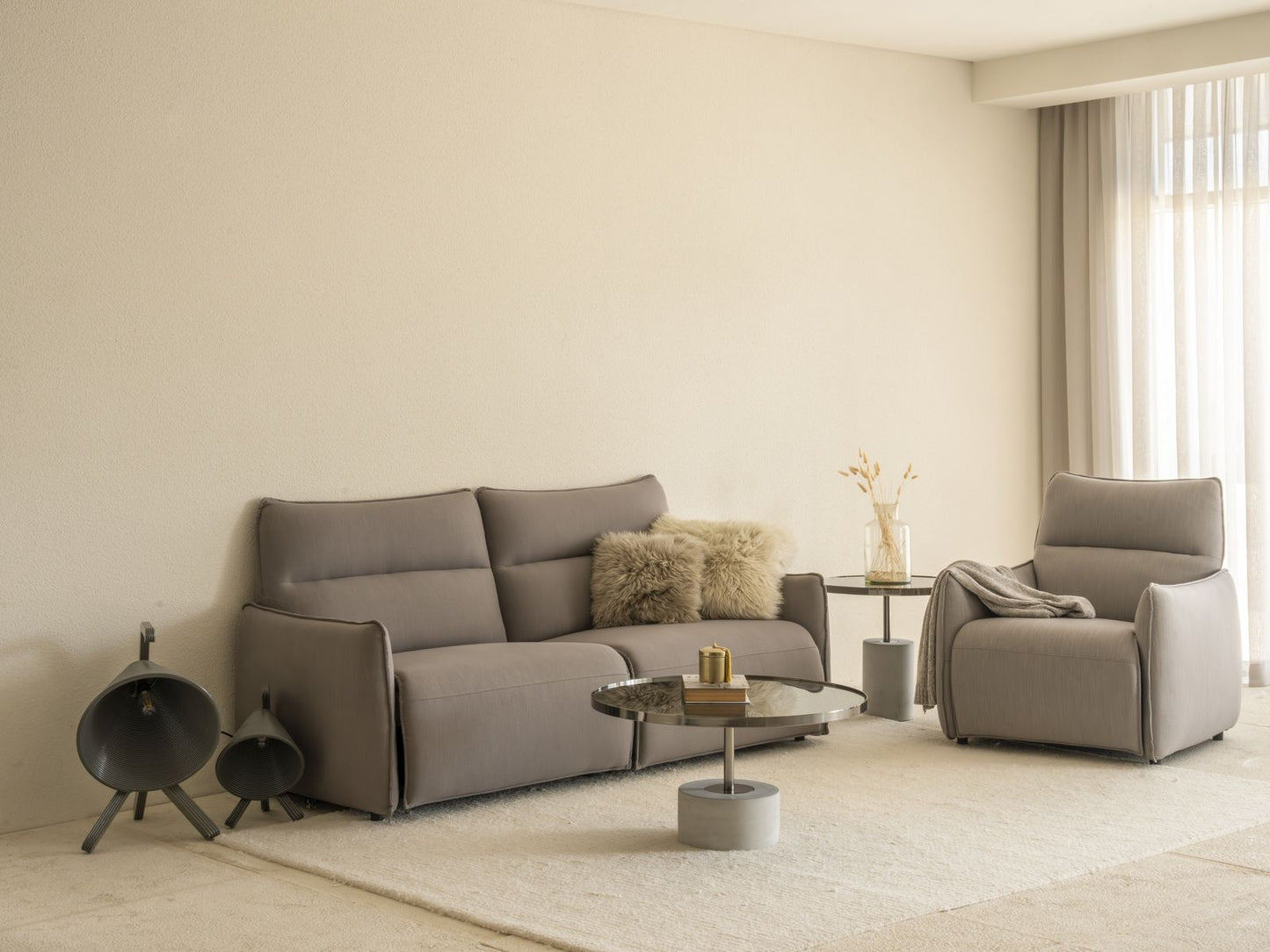 ELECTRIC SOFA 2 SEATER RECLINER