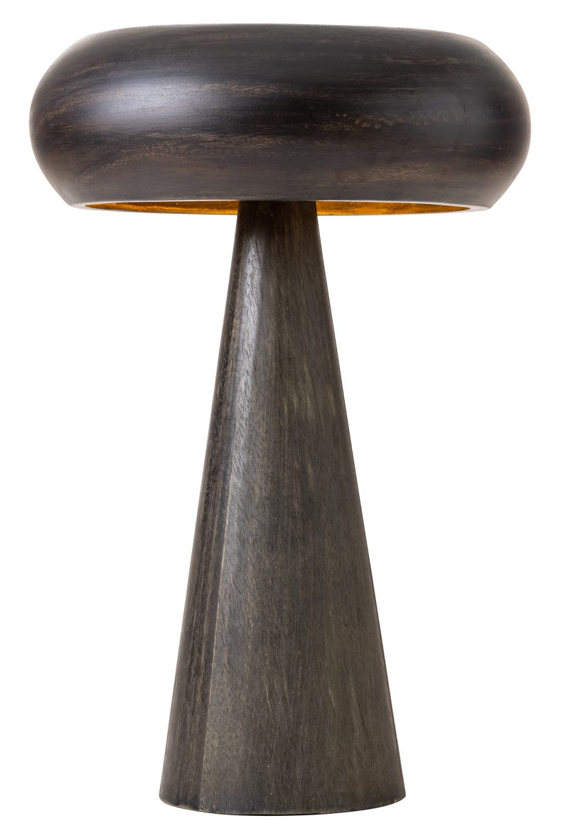 MUSHROOM WOODEN TABLE LAMP