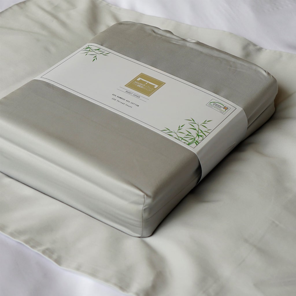 BED LINEN SET - PLAIN GREY