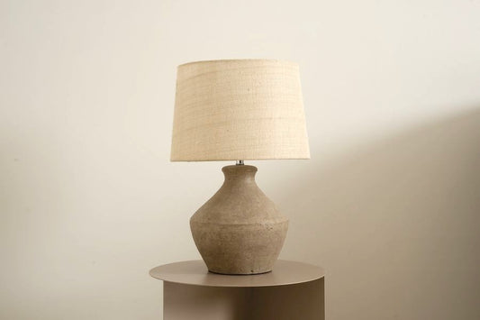 TERRACOTTA ROUGH BASE LAMP