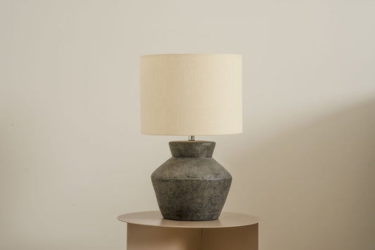 TERRACOTTA ROUGH BASE LAMP