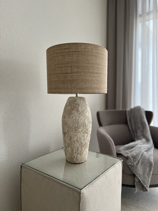 TERRACOTTA NATURAL JUTE LAMP