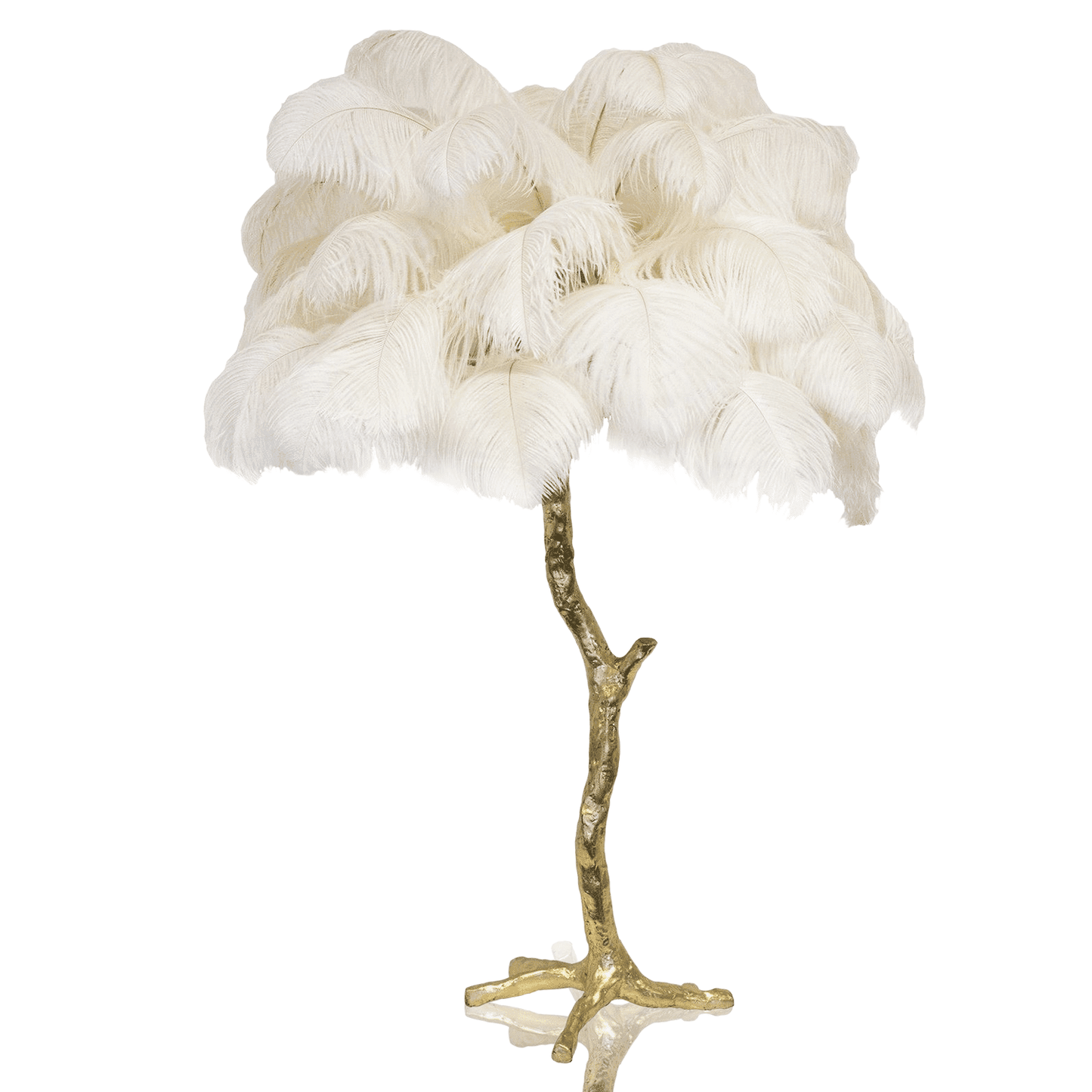 FEATHER TABLE LAMP