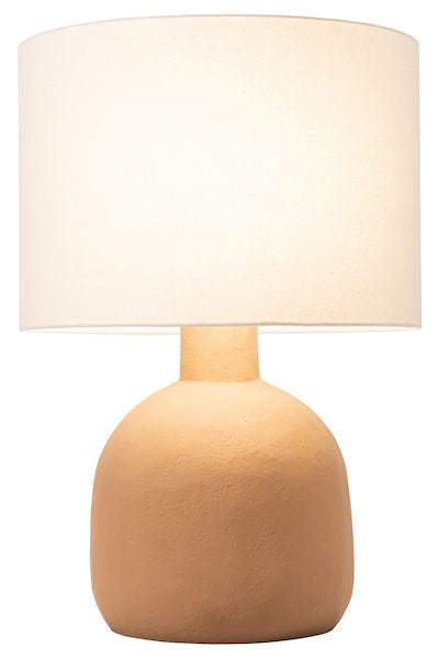 PAPER PULP ROUND BASE LAMP
