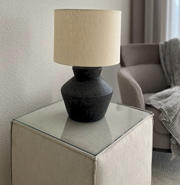 TERRACOTTA ROUGH BASE LAMP