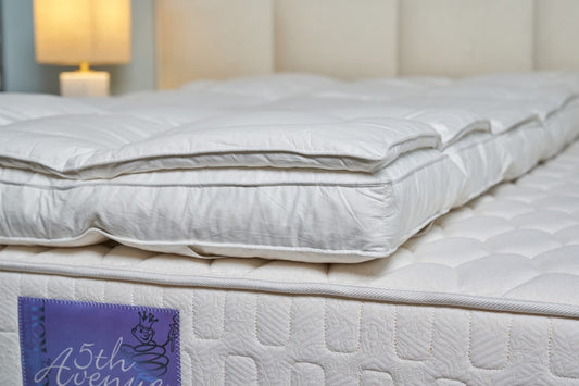 TOPPER - DOWN/FEATHER COTTON SATIN