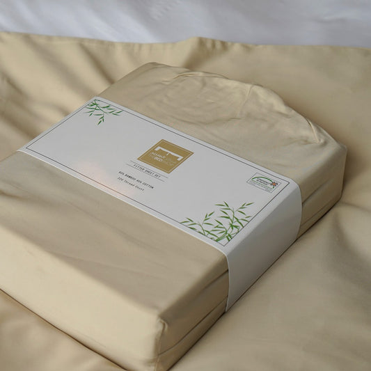 BED LINEN SET -  PLAIN BEIGE
